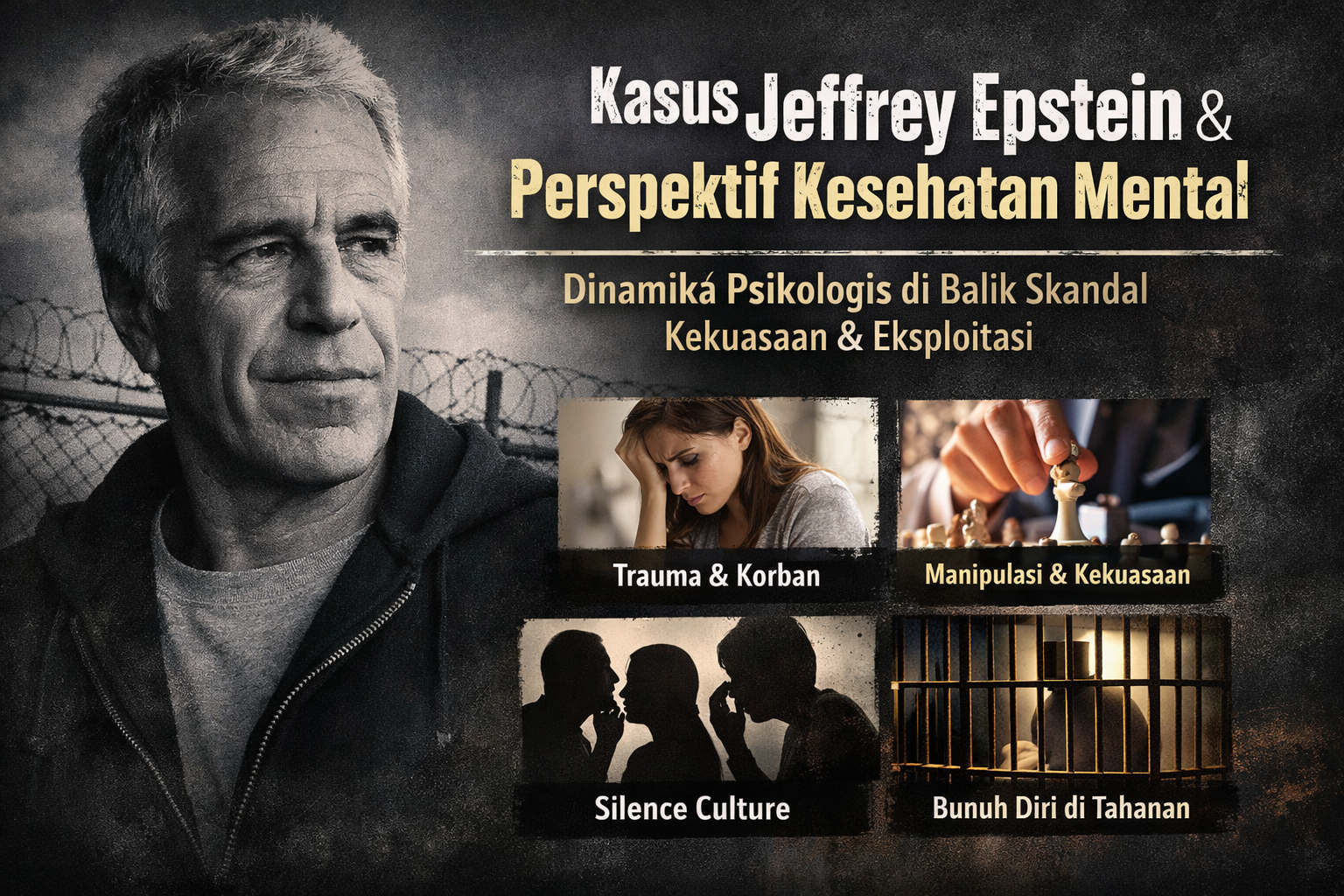 Kasus Jeffrey Epstein dan Perspektif Kesehatan Mental